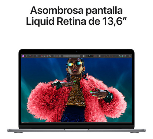 Apple Macbook Air 13 M3 8gb Ram 256gb Ssd Gris Espacial Gris Claro