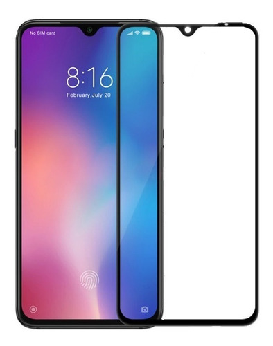 Película De Vidro 3d 5d Com Borda Xiaomi Redmi Mi9 Mi 9