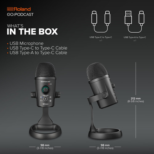Roland Go: Podcast Video Podcasting Studio Para Teléfonos In