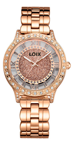 Reloj Loix Mujer L1217-2 Oro Rosa Con Tablero Oro Rosa