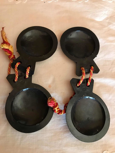 Imagen 3 de 5 de Castañuelas Españolas Para Niños - Pequeñas- Plastico Duro-