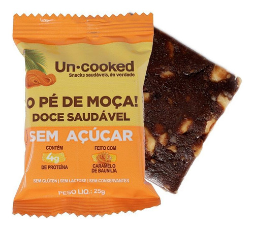 Kit 2x: O Pé De Moça Sem Glúten Vegano Uncooked 25g