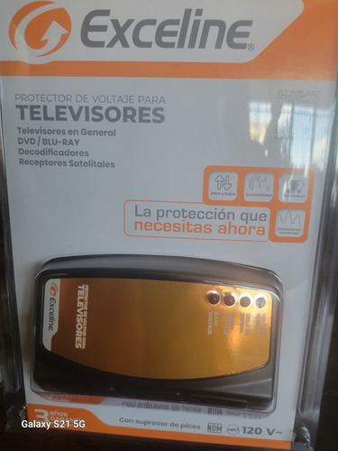 Protector De Voltaje Para Televisores Exceline