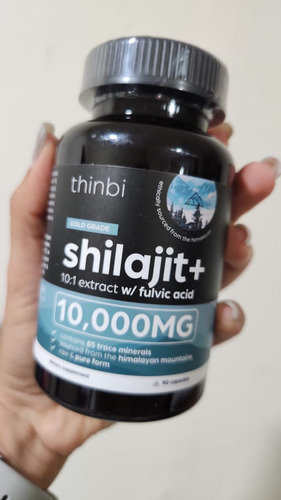 Suplemento Thinbi Shilajit De 10.000 Mg De 90 Capsulas