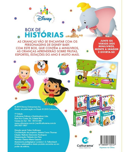 Imagem 4 de 4 de Box De Histórias Disney Baby