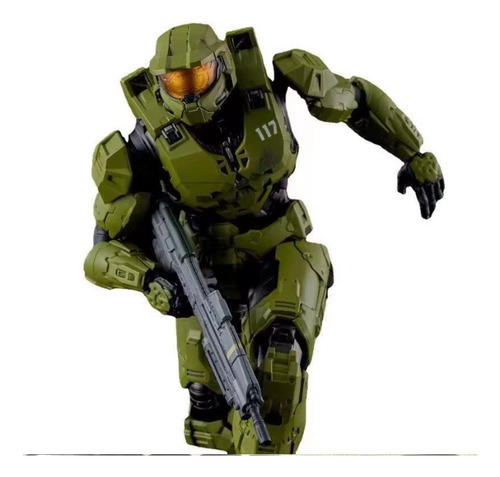 Figura Halo Master Chief 19 Cm Articulada Accesorios