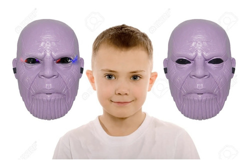 Super Mascara Los Avengers Thanos Con Luces Coloridas