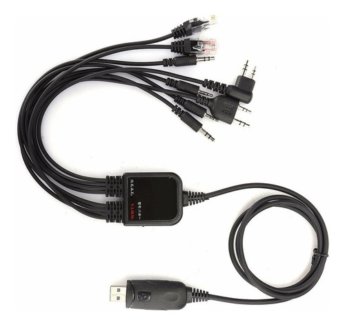 Cable De Programación Usb 8 En 1 Para Radio Kenwood/quanshen