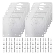 Comprar 16 Piezas Placas Reparadoras De Bisagras En Acero Inoxidable
