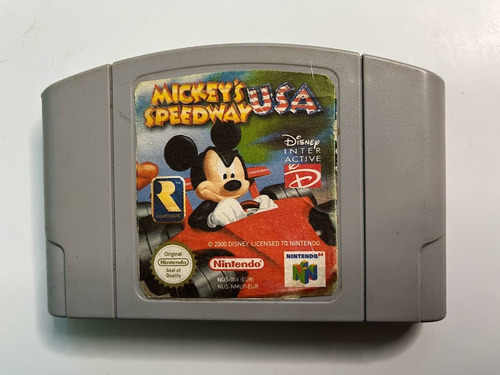 Mickey's Speedway Usa N64 Portada Reimpresa 