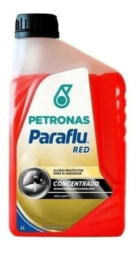 Liquido Refrigerante Paraflu Rojo Red Petronas Organico 1 L