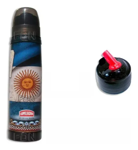 comprar Termo Lumilagro Acero 1lt Forrado Argentino+1 Tapon - Fdn Pp