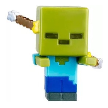 Figura Minecraft - Spectral Damage Zombie - Mini Mattel