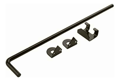 National Hardware V835 1/2 X 18 Adjustable Throw Cane Bolt Color Negro