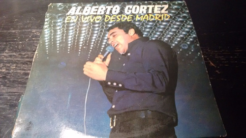 Vinilo,alberto Cortez,en Vivo Desde Madrid,doble