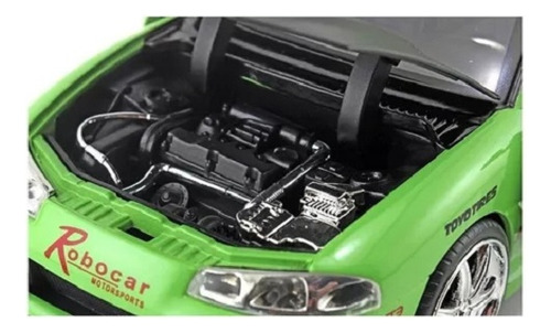 Velozes E Furiosos Mitsubishi Eclipse Brian's 1/24 Com Caixa