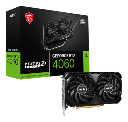 Tarjeta De Video Msi Geforce Rtx4060 Ventus 2x Oc 8gb Gamer