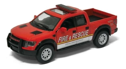 Auto Coleccion Ford F-150 Fire Rescue Raptor S Escala 1:46