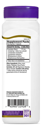 21st Century Acidophilus Probiotic Blend Capsules, 150 Count