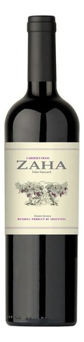 Vino Zaha Cabernet Franc 2012 750ml