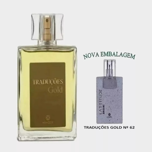 Perfume Masculino Latitude Origini 100ml Hinode Original Antigo Gold No 62