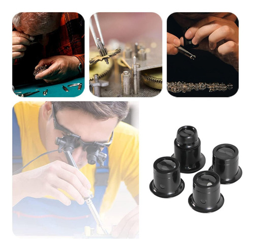 Lupa Monocular Portátil Juego De Lupas Para Reparación De Re