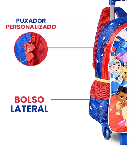 Kit Pintura Luccas Neto Gi Mochila Personalizada e Tintas