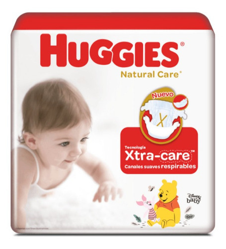 Pañales Huggies Natural Care sin género M