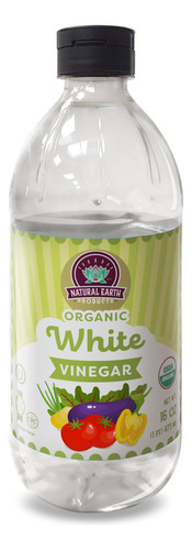 Vinagre Blanco Organico, Sin Pasteurizar, Perfecto Para Fine