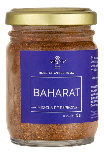Baharat Mix De Especias Recetas Ancestrales 40 Gr 