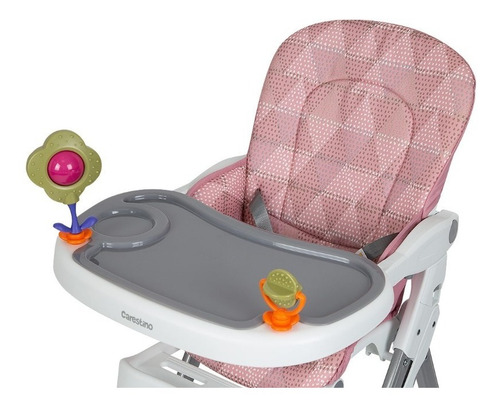Silla De Comer Plus Carestino Plegable Rosa Estampado