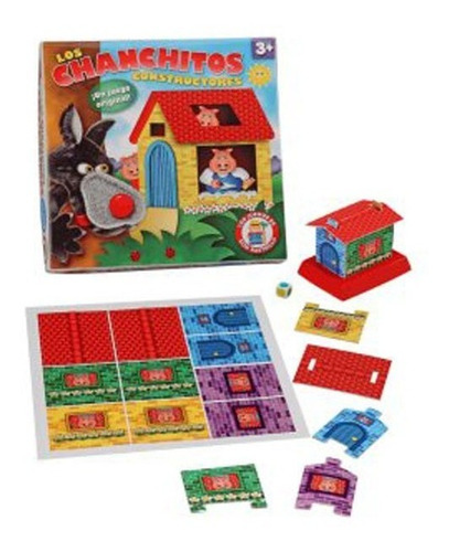 Juego De Mesa Los Chanchitos Constructores Ruibal 0488