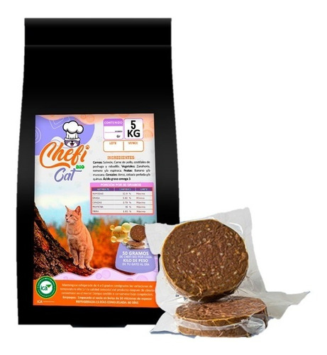 Comida Natural Para Gato X 5kg