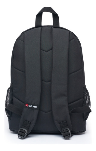 Mochila Reforçada Escolar Faculdade Cor Preto Desenho Do Tecido Lisa