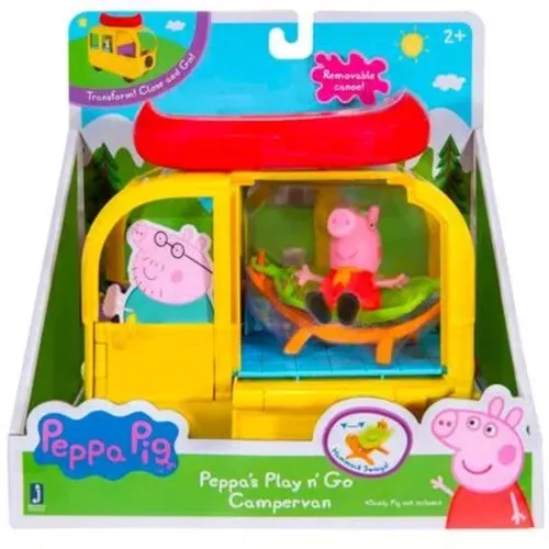 Mini Figuras e Veículo - Peppa Pig - Motorhome da Família - Hasbro