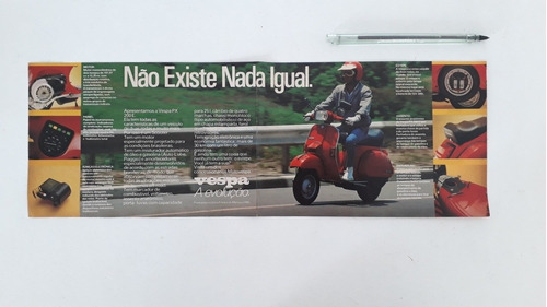 Recorte Propaganda Antiga Anúnci Scooter Vespa Px 200 E 1986