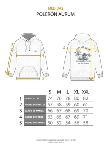Poleron Aurum Hombre Buffalo