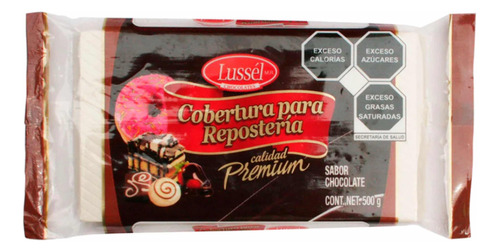 Cobertura De Chocolate Para Repostería Lussel Blanco 500gr
