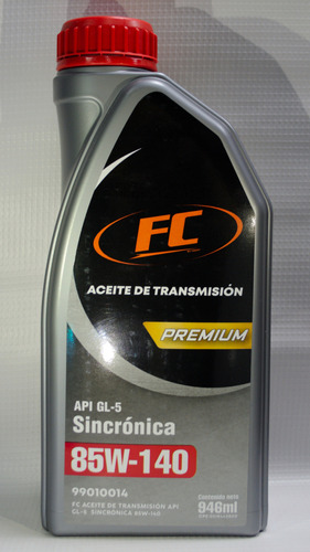 Aceite De Transmision 85w-140 Sincronica 946ml