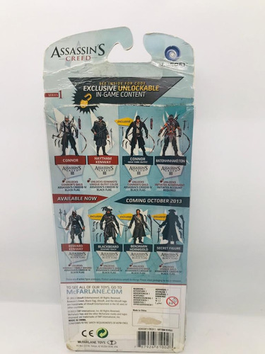 Haytham Kenway Assassins Creed Action Figure Pronta Entrega