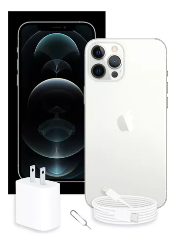 Apple iPhone 12 Pro, 128 GB, plateado - Totalmente desbloqueado  (reacondicionado)