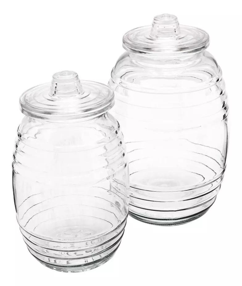 Segunda imagen para búsqueda de jarra de vidrio con tapa