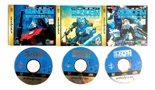 Mobile Suit Gundam Side Story 1 2 Y 3 - Original Sega Saturn