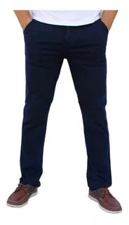 Pantalon Recto De Gabardina Stretch John Silver Para Hombre