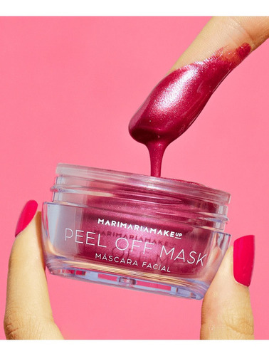 Imagem 2 de 3 de Máscara Facial Peel Off Mask Fúcsia Mari Maria