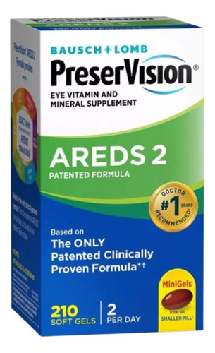 Preservision Areds 2 Eye Vitamin Mineral Sup 210 Softgels