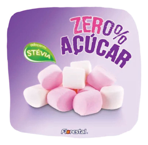 Marshmallow Zero Açúcar 70 Gr Florestal