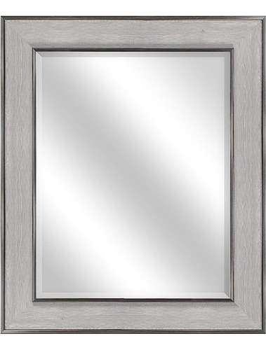 Bp Brandy Espejo Pared 9 4 X 14 2 In Gris