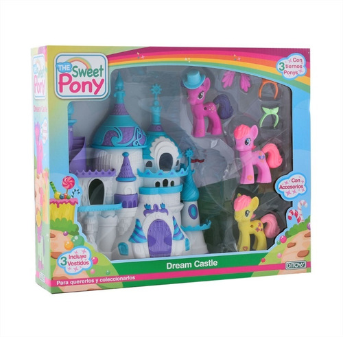 Set The Sweet Pony Dream Castle Original Ditoys Castillo New