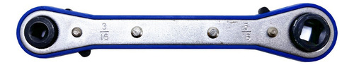 Chave Catraca 1/4 3/8 3/16 5/16 Quadrada Refrigeração Cor Prateado